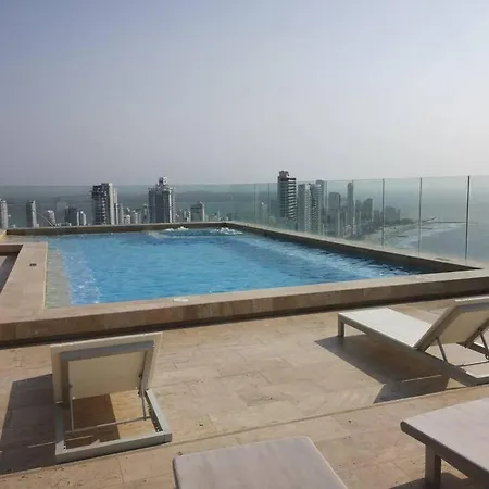 Edificio Murano Elite Apartamento 3 Habitaciones- Hermosa Vista Al Mar Apartamento Cartagena